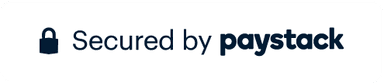 Secured by Paystack